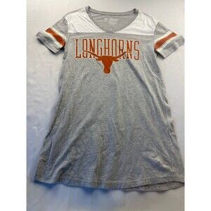Texas Longhorns Women's Authentic Apparel‎ T-Shirt Small Gray Tunic Short Sleeve